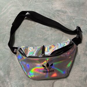 Holographic Adidas Belt Bag
